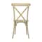 Flash Furniture HERCULES Commercial Light Oak Indoor/Outdoor Wood Look Resin Cross Back Chair, 2PK 2-L-9-M2-LTOAK-GG - alternate 5